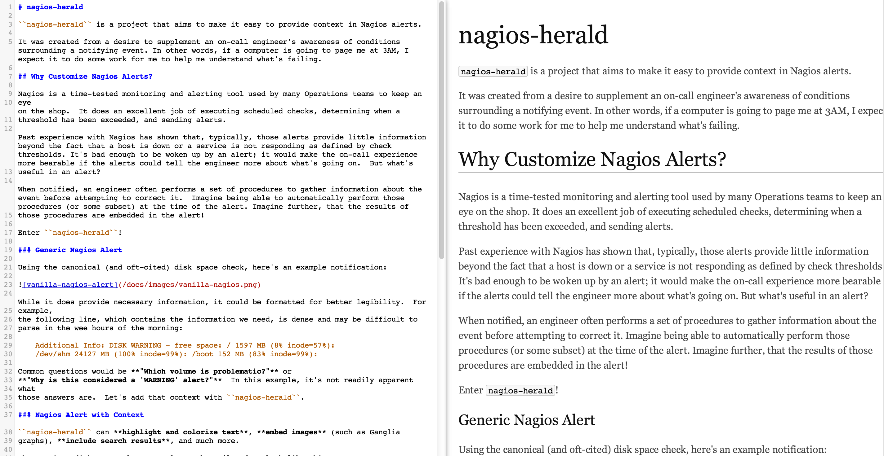 nagios-herald-markdown-editor